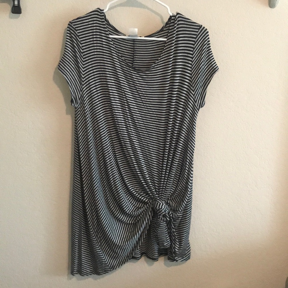 Striped Midi Dress